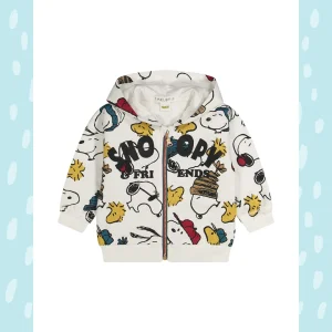 Snoopy Boy - Felpa con cappuccio e zip