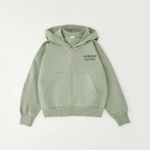 NOBODY -  Felpa c/zip e cappuccio