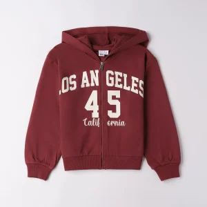 WEST COAST - Felpa c/cappuccio e zip