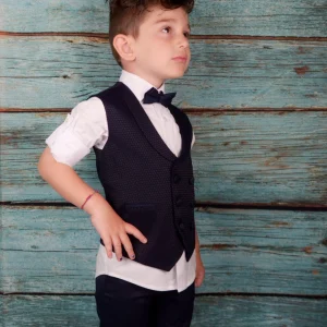 Completo Camicia, Pantaloncino, Gilet e Papillon