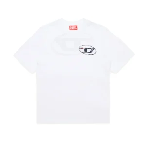 T.shirt logo oval planet camou