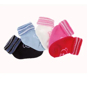 Calzino in spugna con risvolto