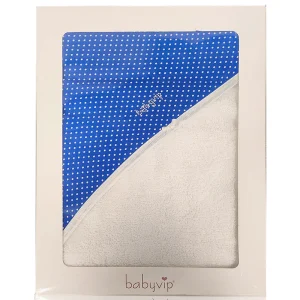 Accappatoio a triangolo in spugna con fiocco e strass