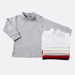 Lupetto neonato con bottoni su spalla in cotone caldo