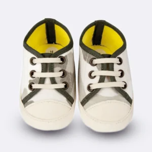 Scarpina in cotone fantasia camouflage