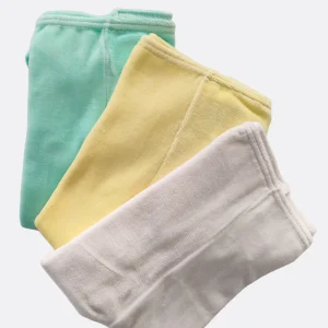 Set 3 ghettine neonato/a in ciniglia