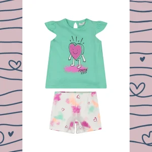 Completi Baby Girl - I Love Rome - Completo T-Shirt e Pantaloncino