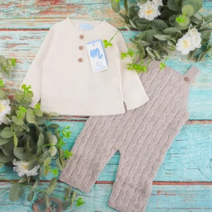 NIZA ARCE - Completino Maglia+Salopette