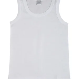 2 Canotte Bimbo spalla larga - 100% cotone jersey