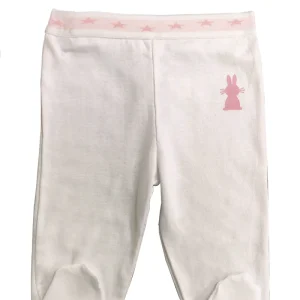 Set 2 ghettine neonato in cotone con stampa