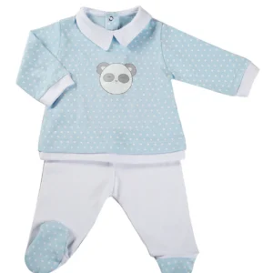 Completo 2 pezzi in caldo cotone con stampa