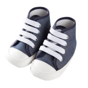 Prima scarpina in tela jeans