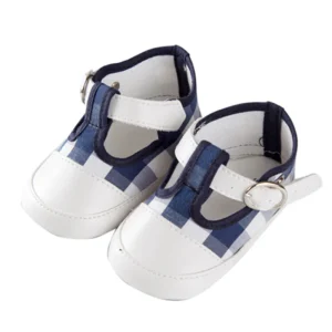 Prima scarpina in tela vichy