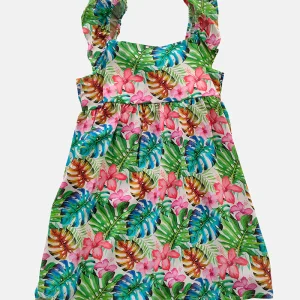 Vestitino con fantasia floreale