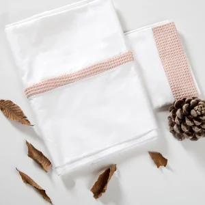 Set lenzuola 3 pezzi in cotone organico per carrozzina e culletta