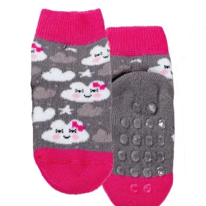 Calzino in spugna con applicazione antiscivolo