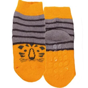 Calzino in spugna con applicazione antiscivolo