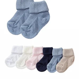 Calzino links con risvolto in cotone caldo