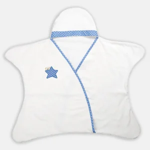 Accappatoio in spugna con cappuccio