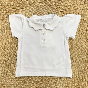 Coccodè Firenze Magliettina con collo ondulato