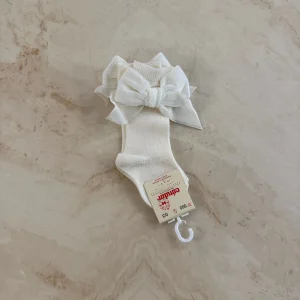 Condor Calzini alti con fiocco in Velluto