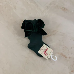 Condor Calzini alti con fiocco in Velluto