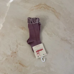 Condor Calzini alti con rouches in velluto