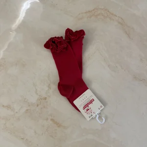 Condor Calzini alti con rouches in velluto