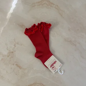 Condor Calzini alti con rouches in velluto