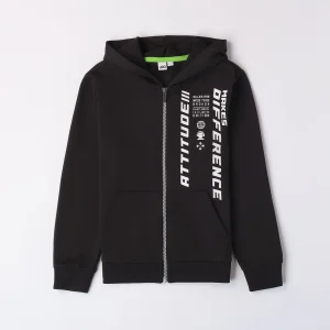 Attitude - Felpa c/zip e Cappuccio