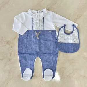 Ninnaoh Tutina e bavaglino in Cotone