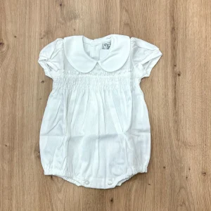 Pappa&Latte pagliaccetto con collo in piquet