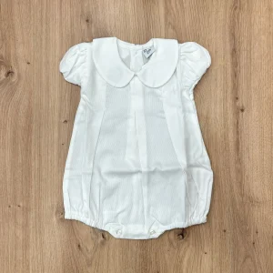 Pappa&Latte pagliaccetto con collo in piquet