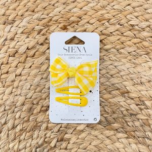 Siena Set clip Fiocco Vichy