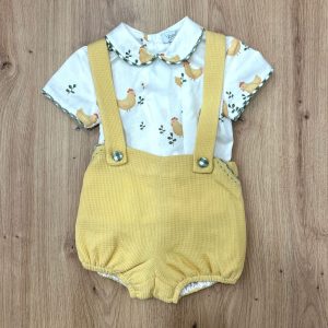 Yoedu salopette con camicina